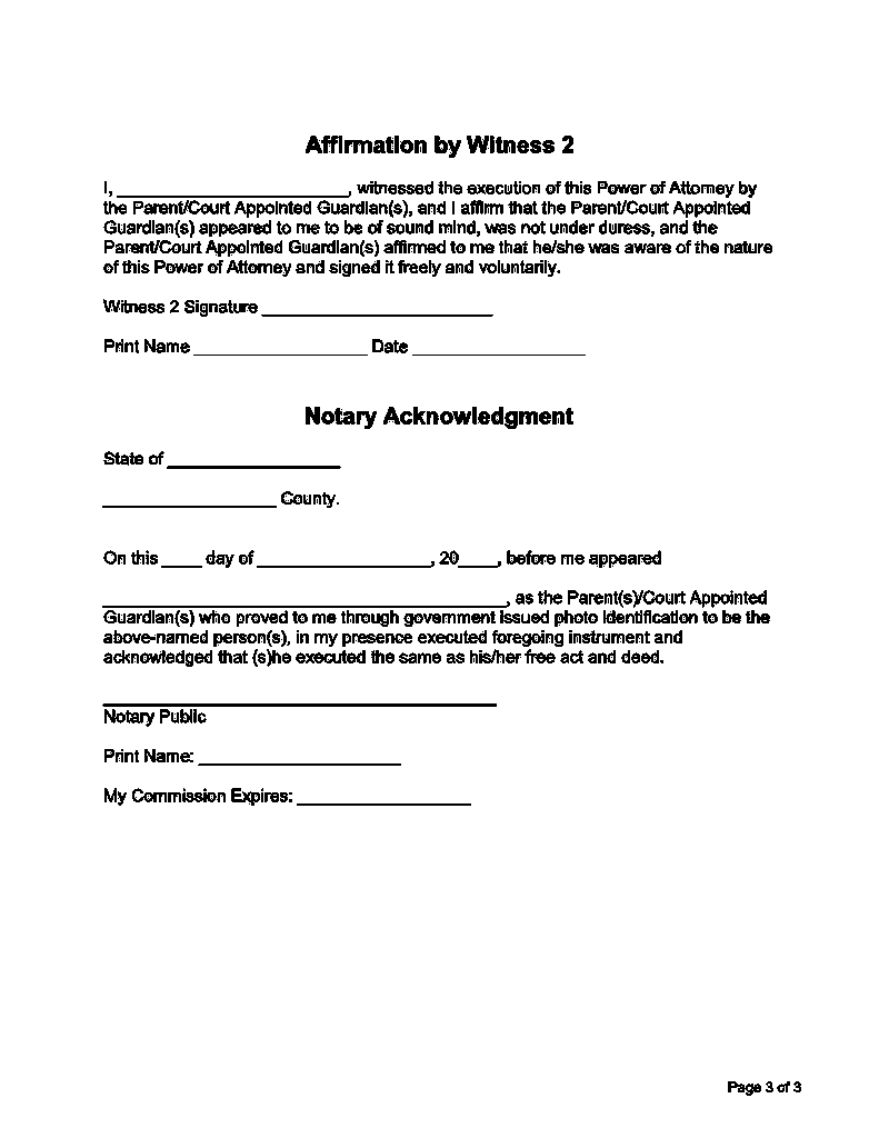 Car Power of Attorney in the U.S.A.